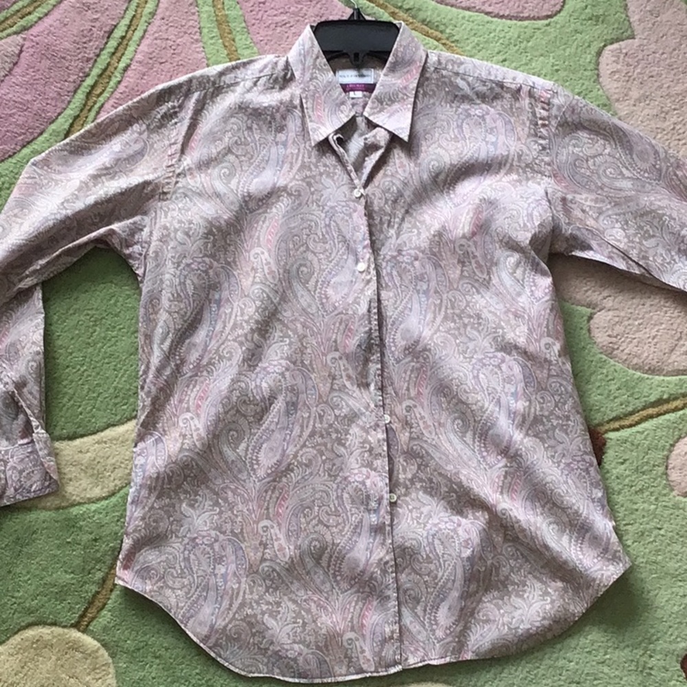 Maus & Hoffman Liberty Art Fabric button down shirt